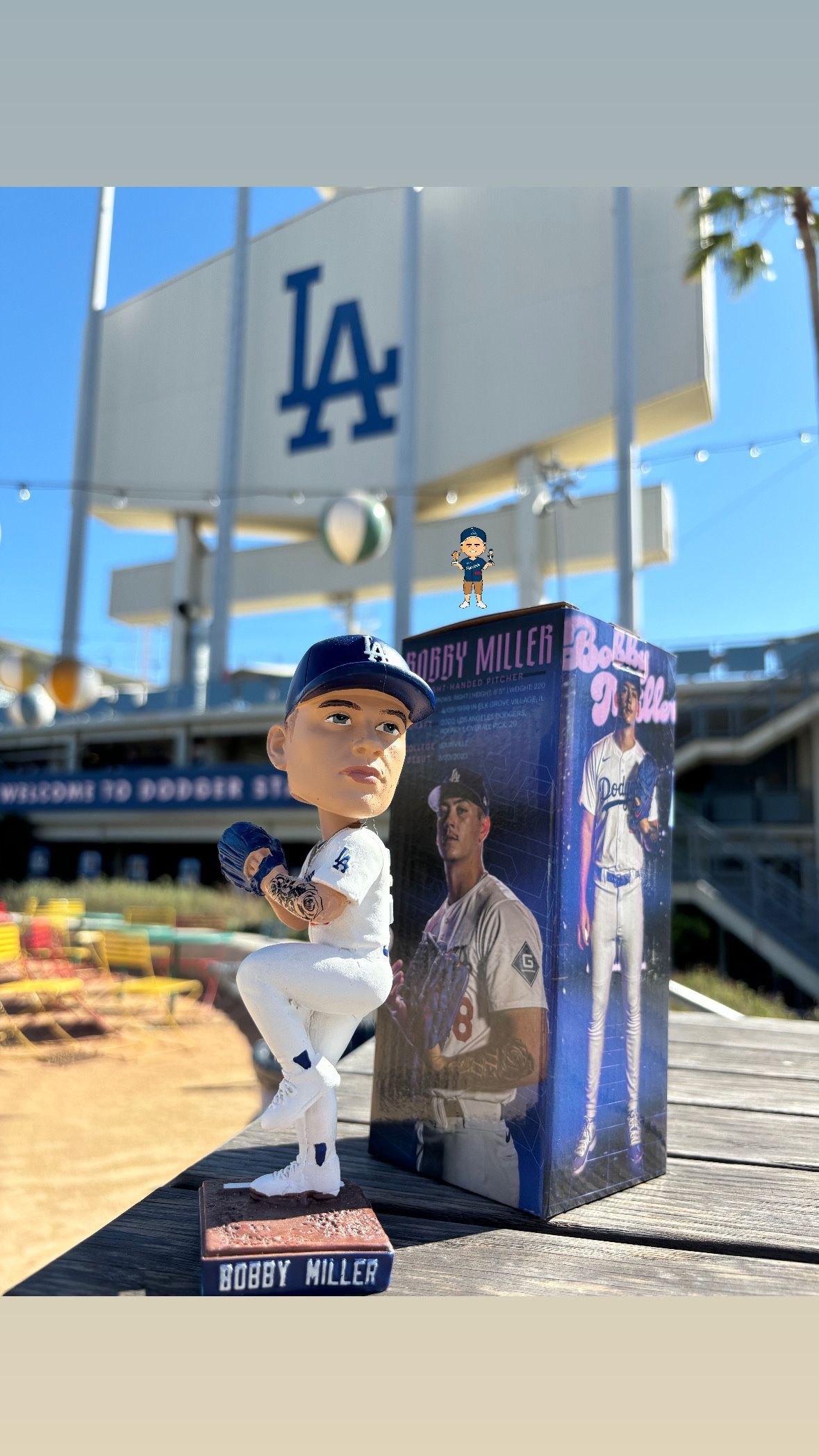 Dodgers Bobby Miller Bobblehead