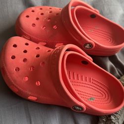 Red crocs