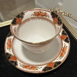 Teacup And Causer . sutherland china made in england