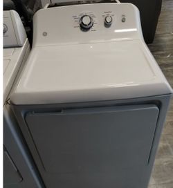 GE White Electric washer and dryer
