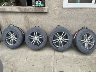 Tesla model S winter tires and rims