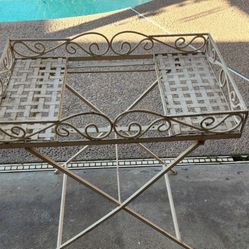 Antique Metal folding table