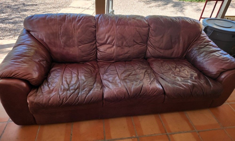 Leather Couch