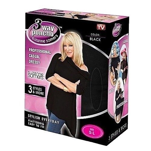Suzanne Somers 3-Way Poncho 