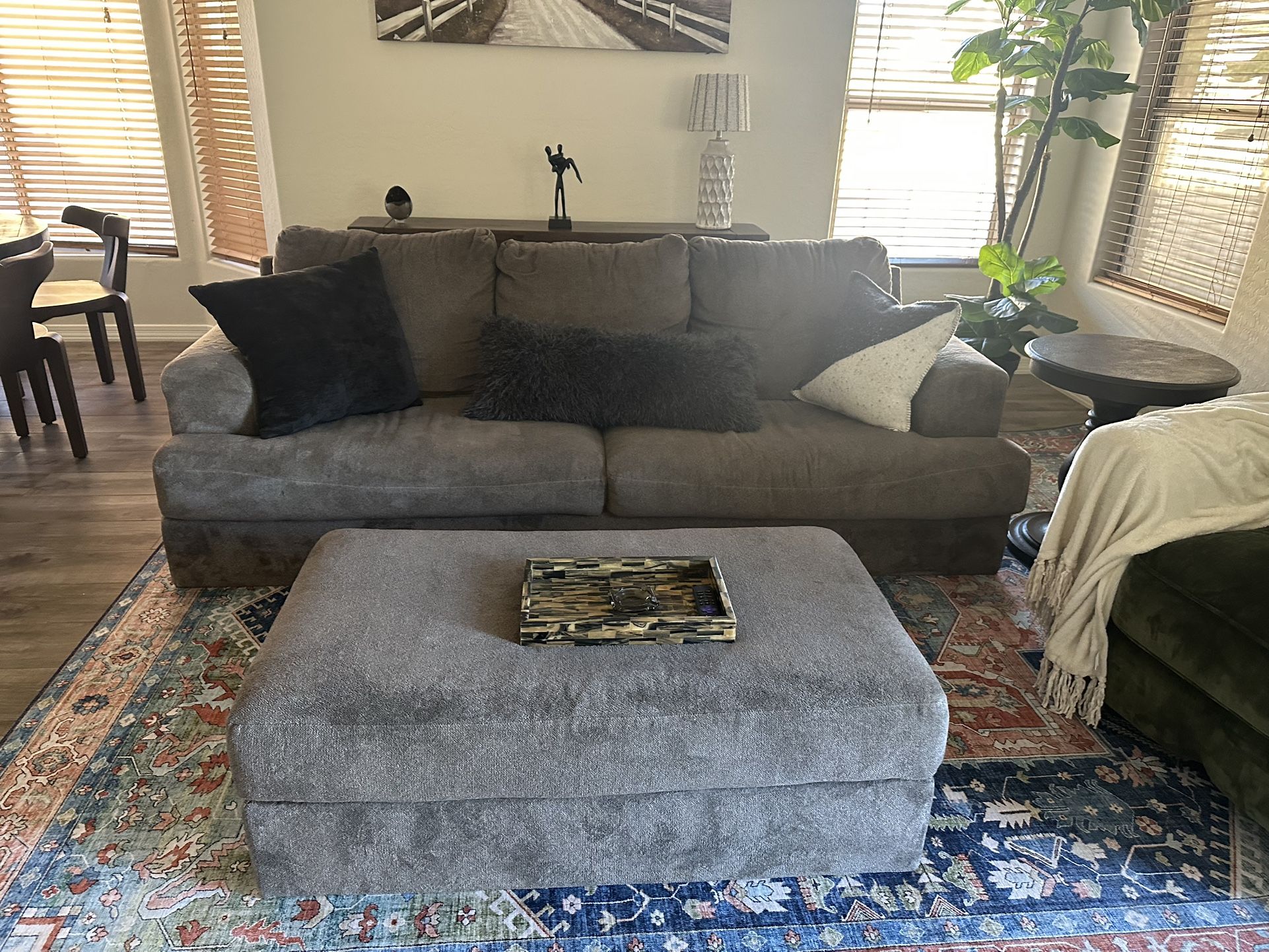 Sofa And Ottoman- NEED IT GONE BY THIS WEEKEND