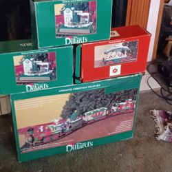 Dillards Trimmings Animated Christmas Train Set