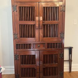 Teak Wood Armoire -antique