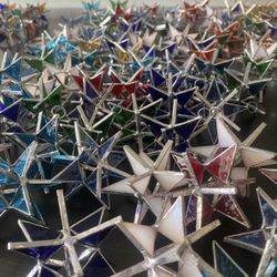 Assorted Stained Glass Stars Suncatchers/ Ornaments