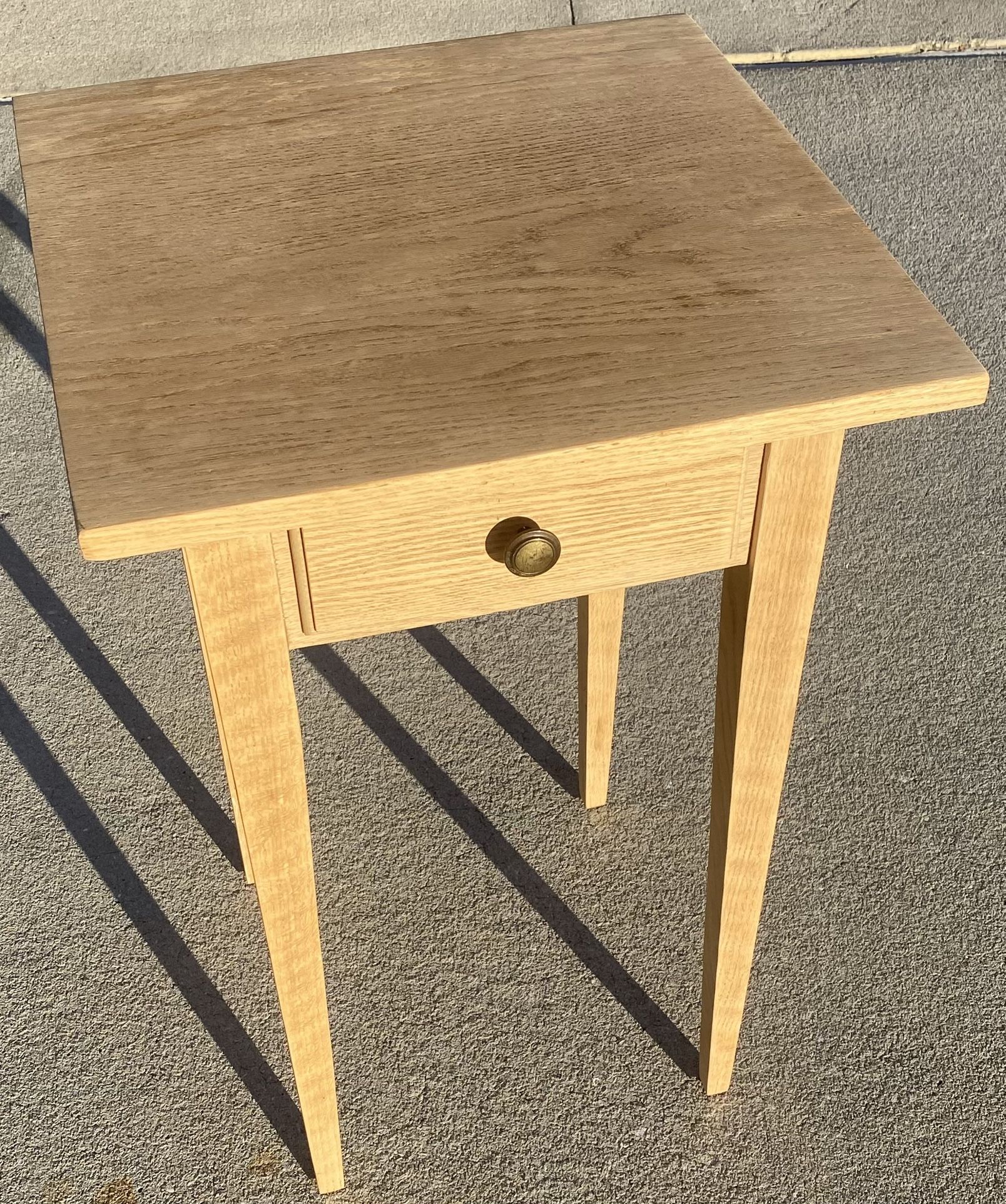 Oak End Table