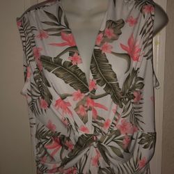 Tropical Design Dress 