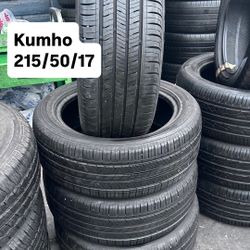 215/50/17 Kumho  Semi New All Four 98 % TREAD LIFE | ❗Ask For Availability / Pregunta Por Disponibilidad ❗|