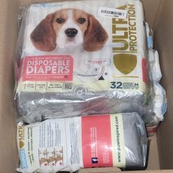 Disposable Dog Diapers Sizes XS-2XL- Brand New 