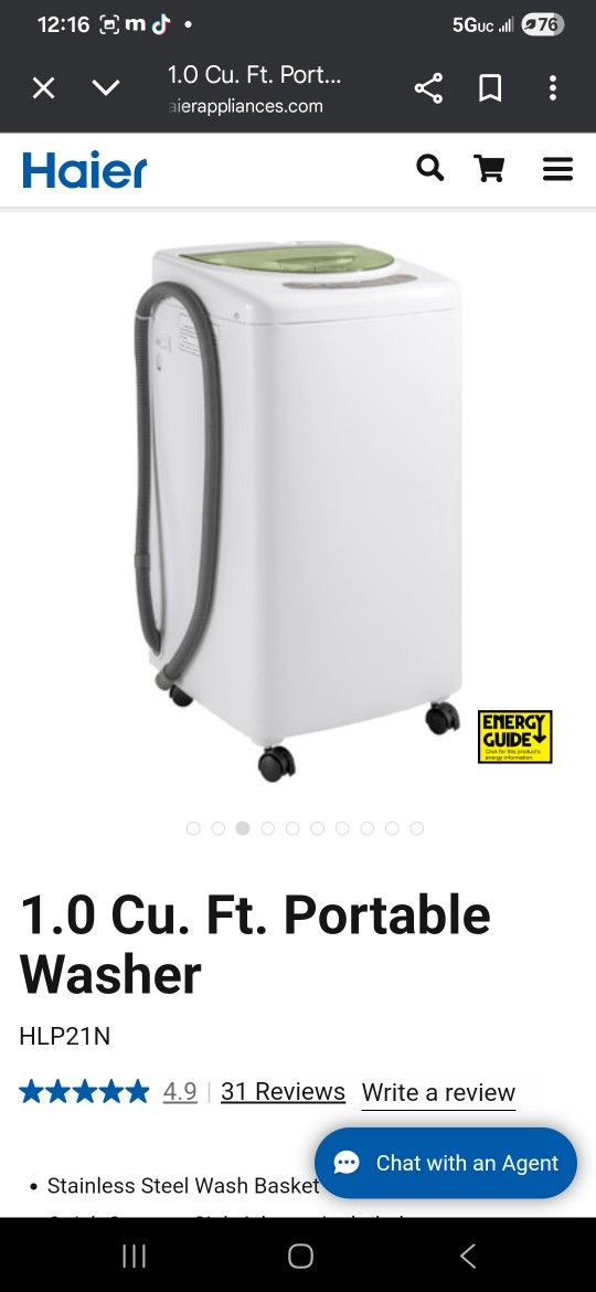Haier Portable Washing Machine