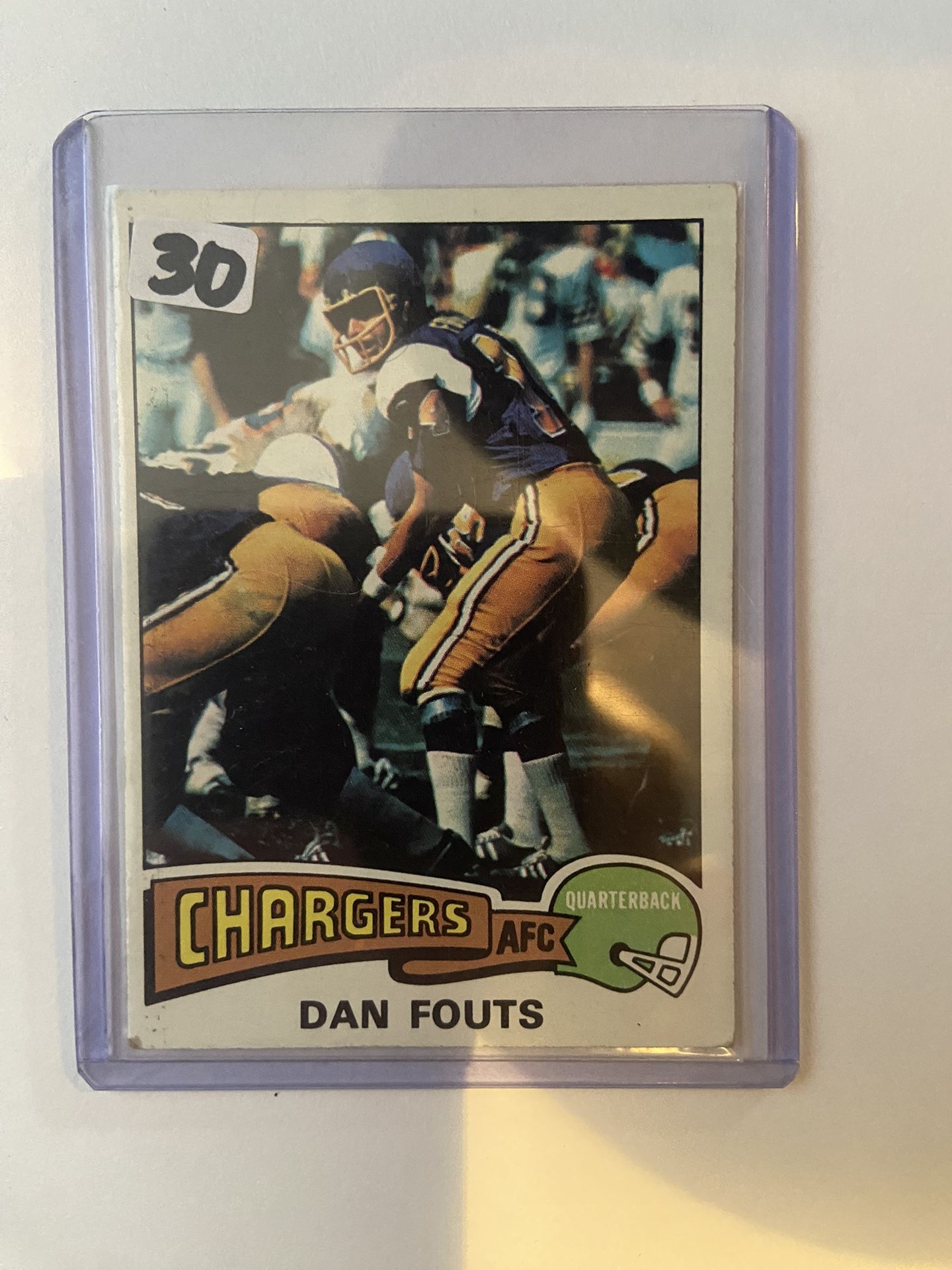 1975 Topps, Chewing Gum, Dan Fouts