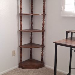 Corner Shelves 62" tall $58