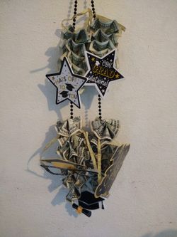Graduation Neckless/ Leis Money Flower Diy 