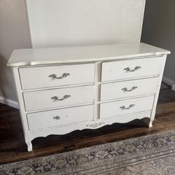 Two Vintage 6 drawer Dressers