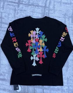 Chrome Heart Long Sleeve Tee.Multi Colored