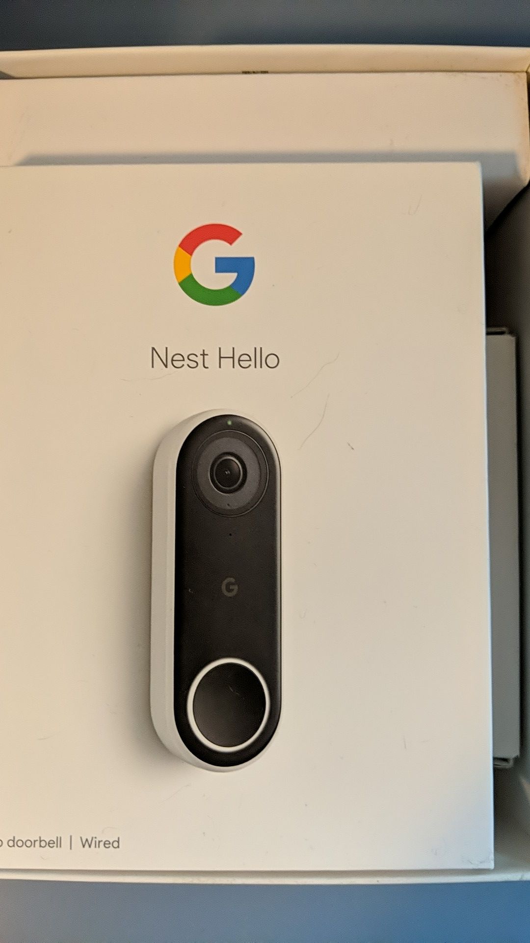 Google nest video doorbell never installed