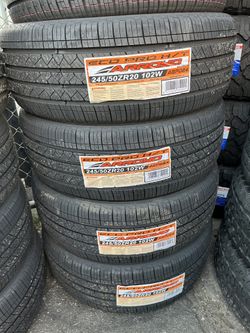 245/50/20 Arroyo  #4 New Tires Mount & Balance // Set De 4 Llantas Nuevas Instaladas Y Balanceadas