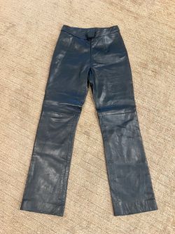 Woman’s leather pants