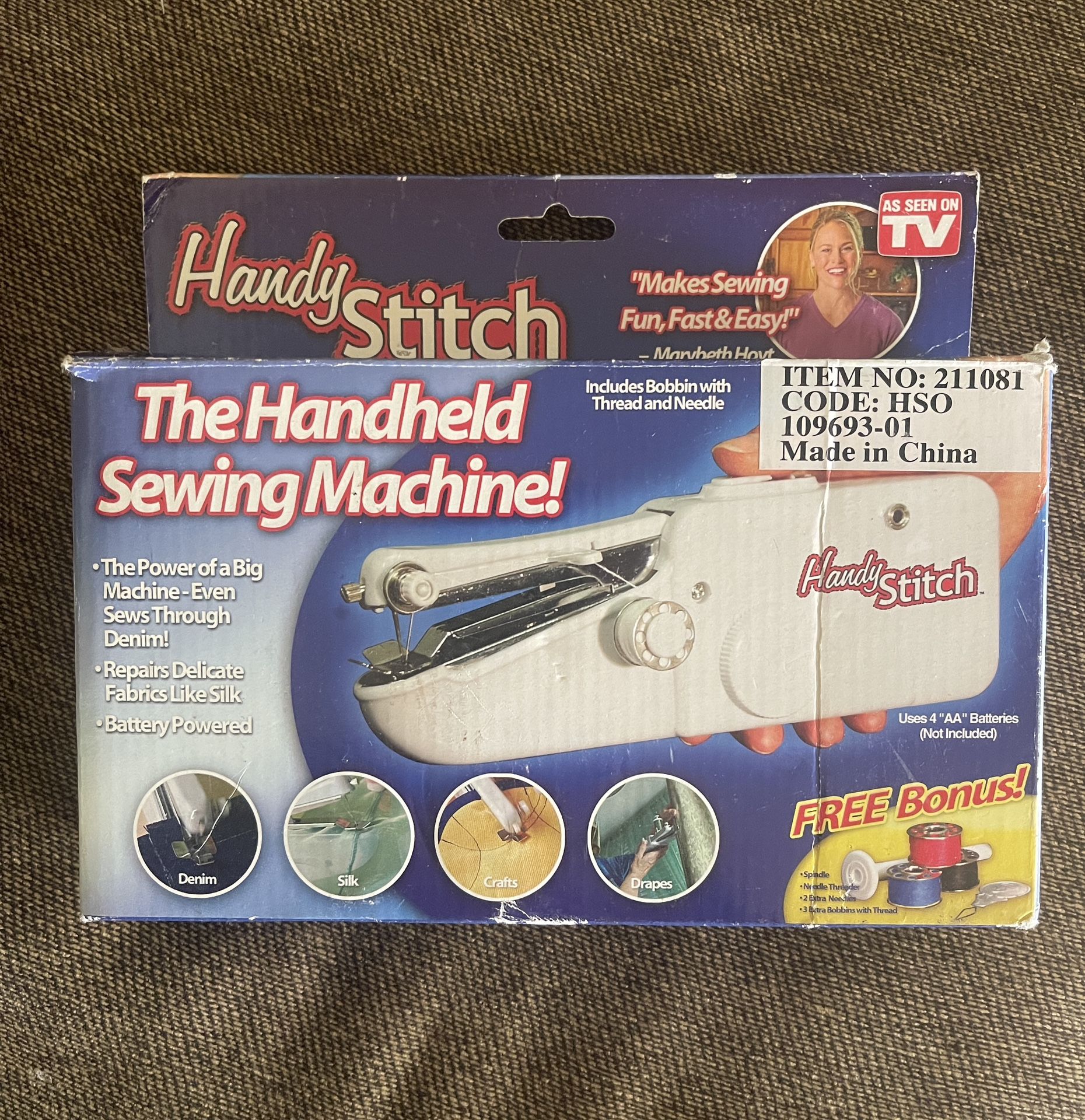 Handy Stitch Handheld Sewing Machine