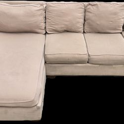 Modern Beige Sectional Sofa-Free Delivery Today