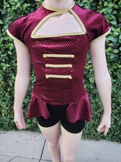 Girls dance "bell hop" costume