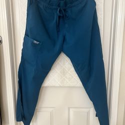 Cherokee Scrub Pants for Women Mid Rise Tapered Leg 