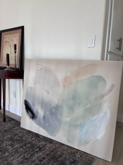 Abstract Artwork on Linen Canvas