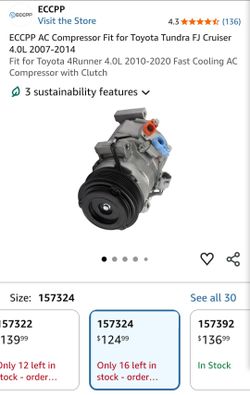 AC Compressor Fit for Toyota