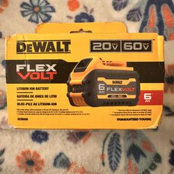 FLEXVOLT 20V/60V MAX Lithium-Ion 6.0Ah Battery Pack