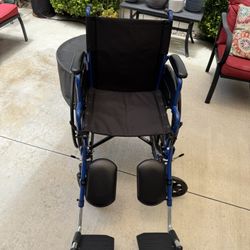 Drive Medical Blue Streak Light Weight Wheel Chair