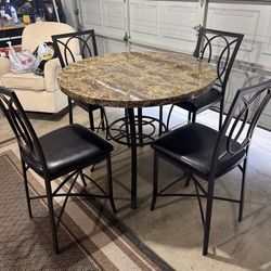 Counter high dining table