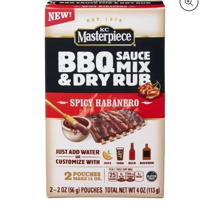 Box Full Of BBQ Sauce Mix & Dry Rub