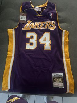 mitchell &ness size medium shaq jersey