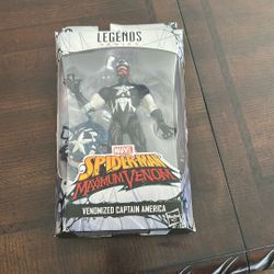Spider-Man Maximum Venom Captain America, Legend Series New