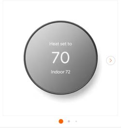 Nest Thermostat - Smart Programmable Wi-Fi Thermostat -Mirror Black