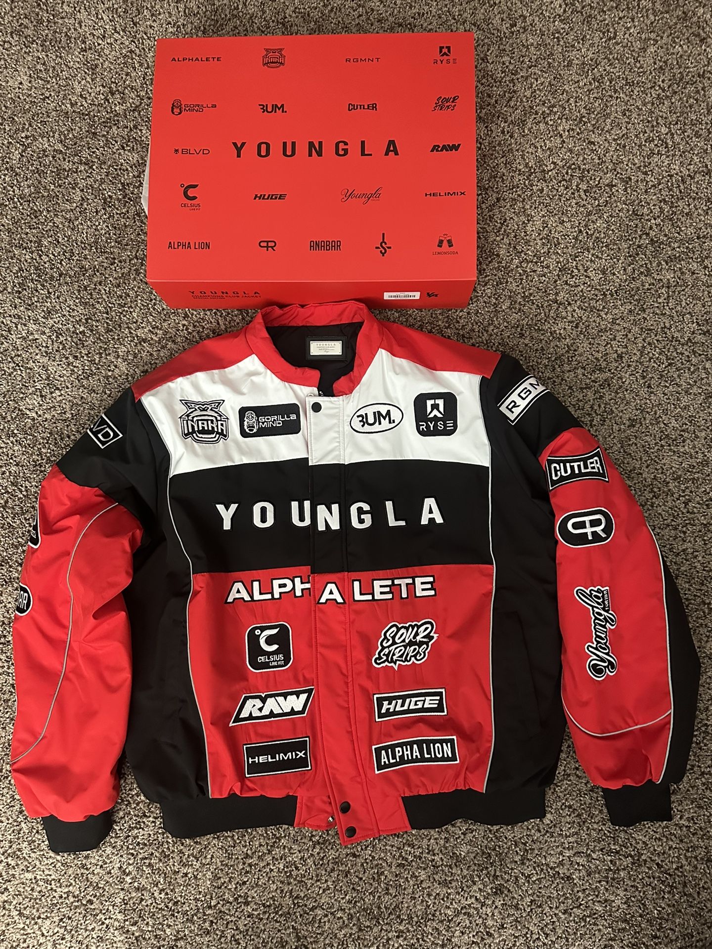YoungLa Champions Club Racing Jacket Size L
