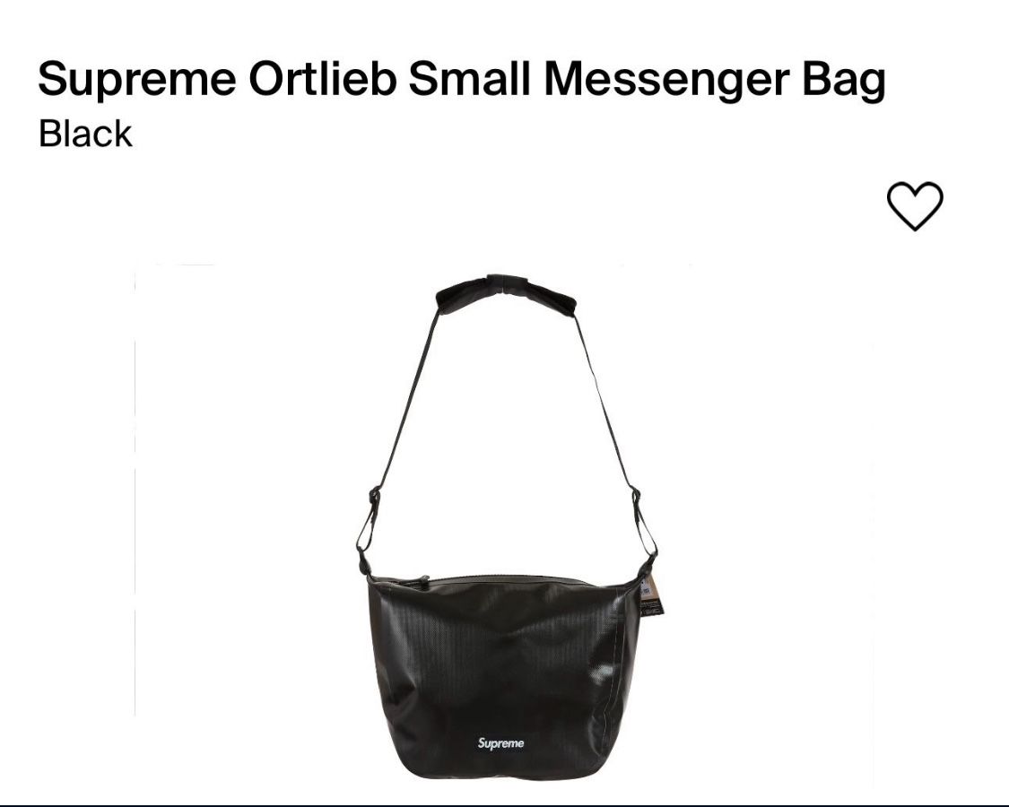 Supreme®/ORTLIEB Small Messenger Bag Spring/Summer 2024 Preview – Supreme