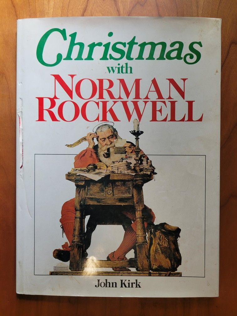 Christmas with Norman Rockwell coffee table book