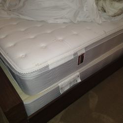 Queen Mattress  or  Box Spring 