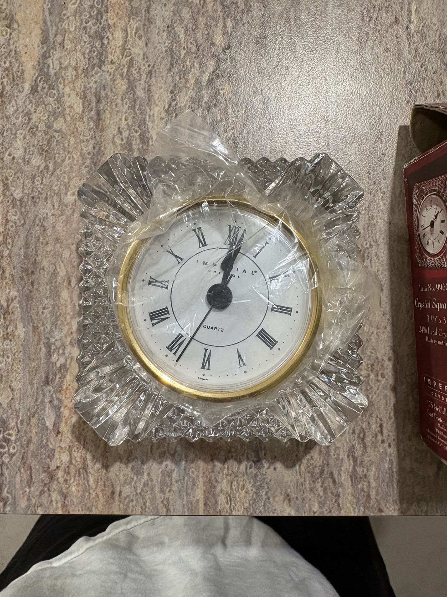 Lead Crystal Clock