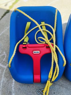 Little Tikes 2-In 1 Snug N Secure Swing- Blue