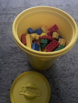Bucket Of Lego Blocks