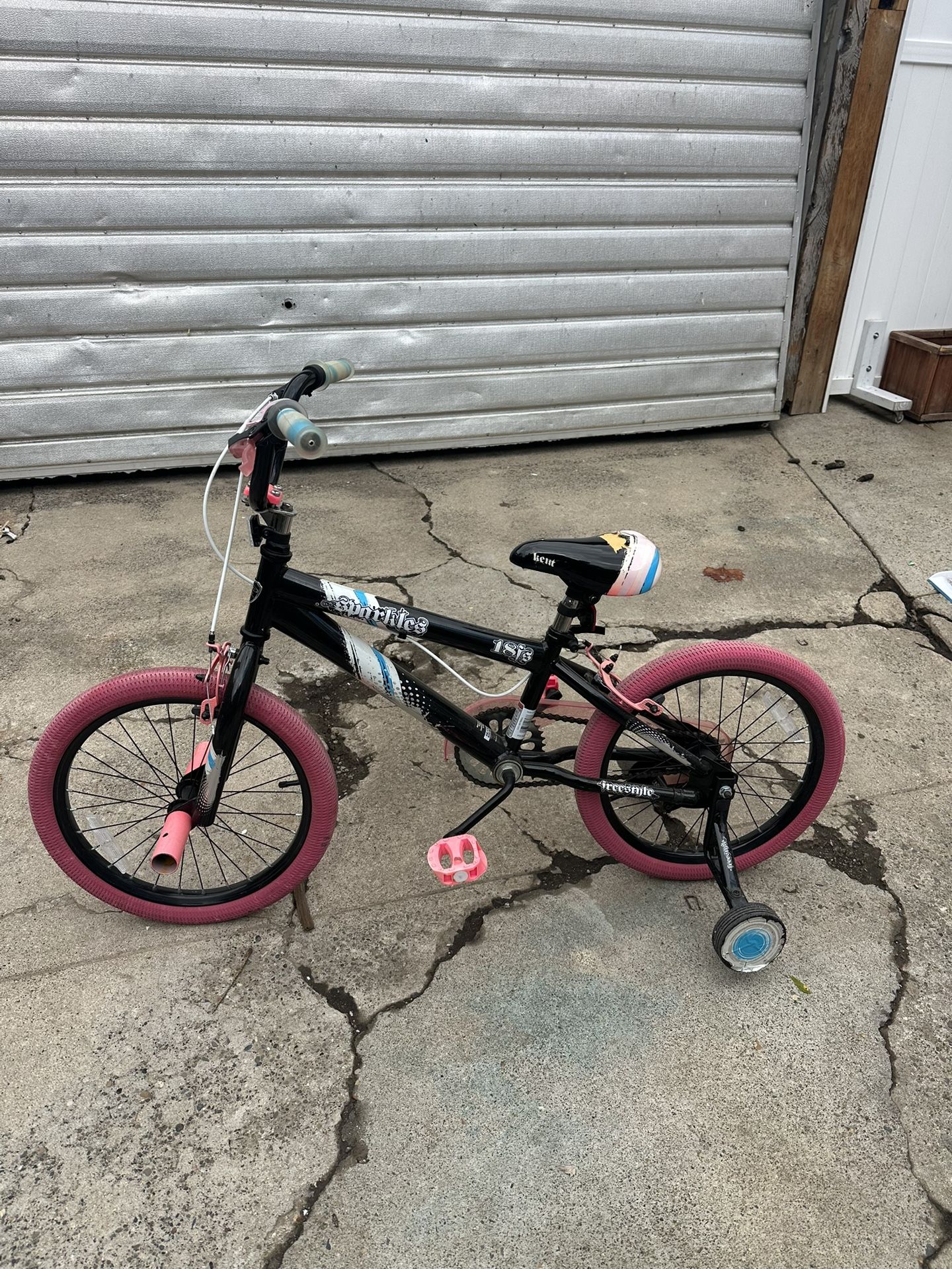 sparkles girl bike 