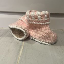 Crochet Baby Boots  