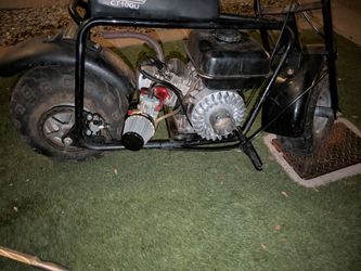 Built Mini bike, engine, and helmet for trades or money offer