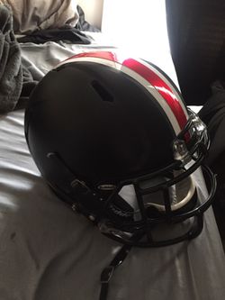 Authentic Blk out helmet. The players helmet