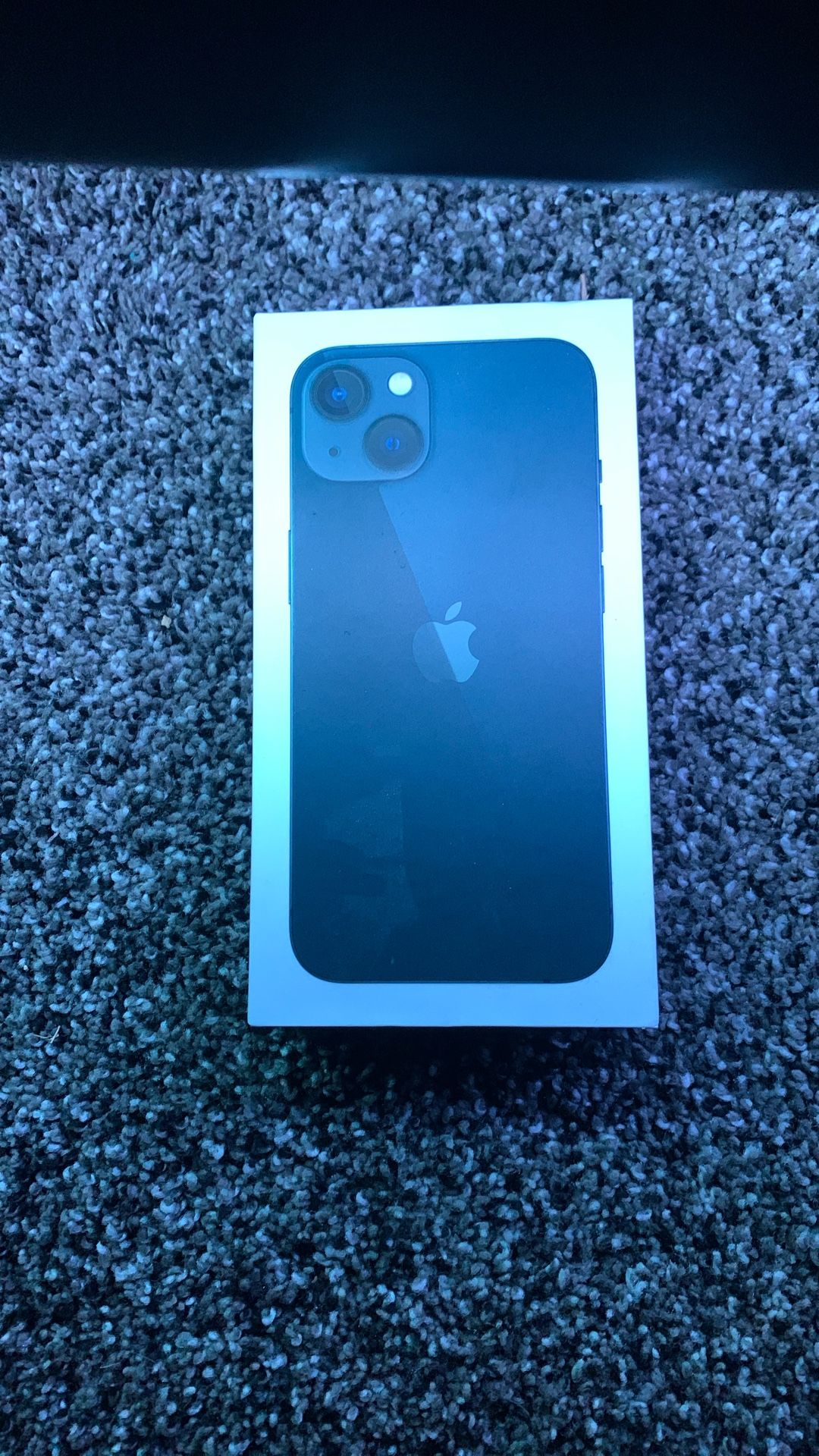 iPhone Box With Sticker In It